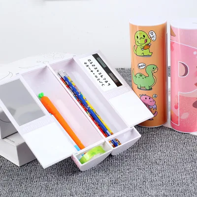 Новинка 2020 креативный пенал для белой доски с солнечным калькулятором и