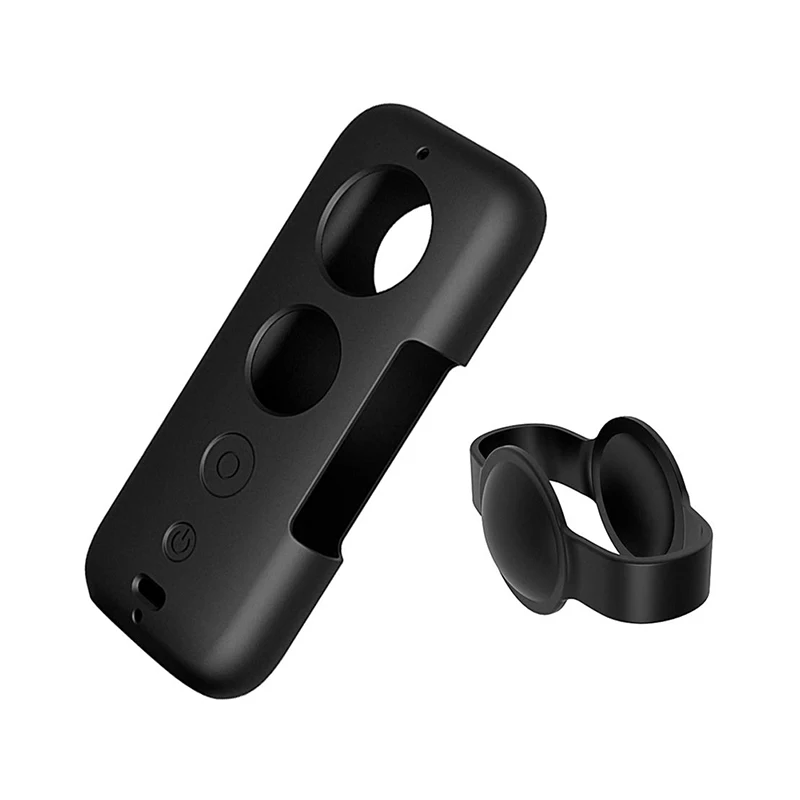 Для Insta360 One X аксессуары чехол для экшн-камеры защитное кремниевое наружное покрытие+ Крышка для объектива Insta360 One X Спортивная камера