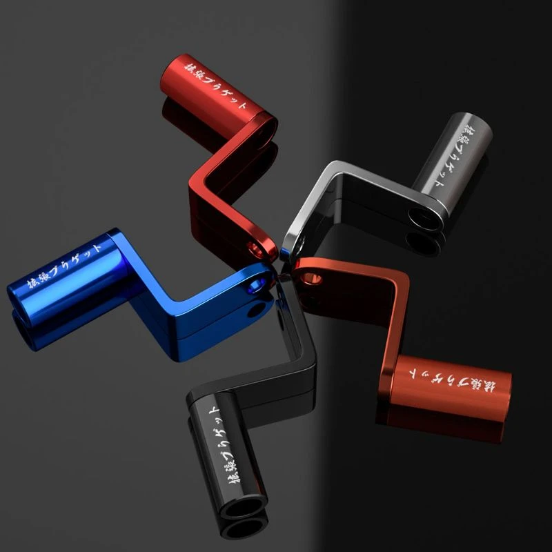 Rearview Mirror Mount Extender Bracket Holder Clamp Bar Phone GPS Holder Levers Adjustable Motorcycle ATV Rear View Accessories