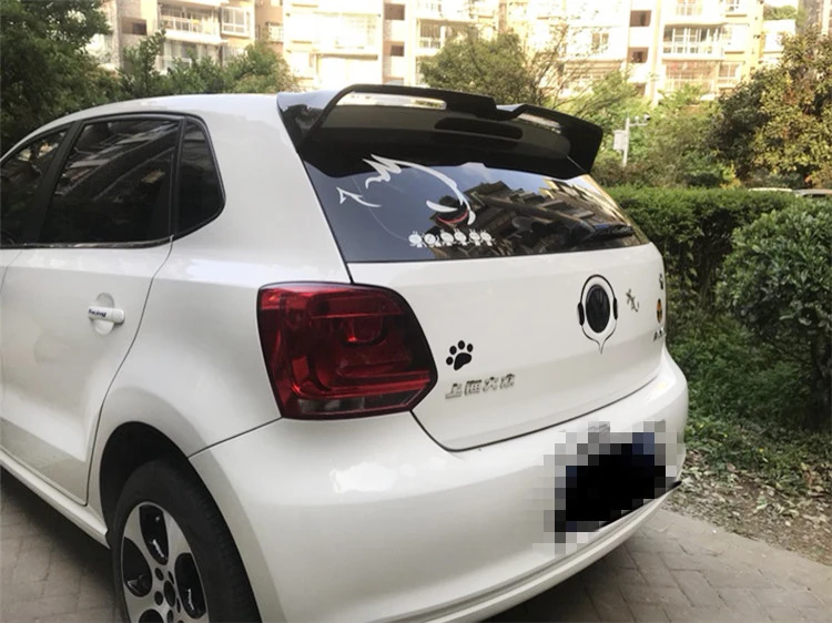 Спойлер из АБС пластика для заднего крыла автомобиля спойлер спортивный Volkswagen Polo