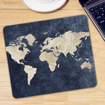 

World Map Gaming Mouse Pad Desk Keyboard Mause Mice Mat Anti-slip Natural Rubber PC Computer Gamer Mousepad