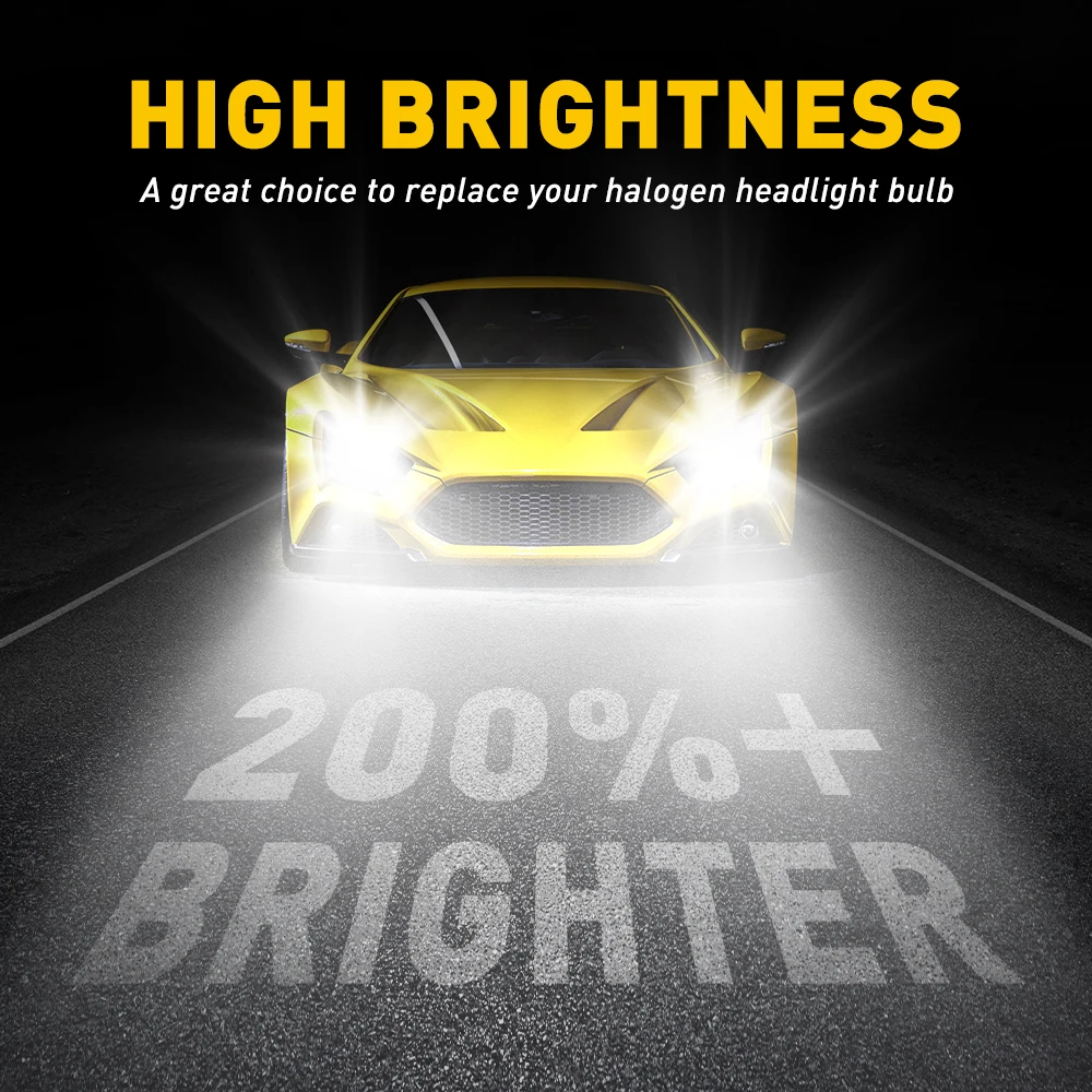 AUXITO мини H4 светодиодный H11 Lumi светодиодный s зэс 6500K светодиодный 12000LM 30 Вт лампада 9003 H8 H9 лампы HB3 9005 9006 HB4 Автомобильные фары лампы для автомобильных фар