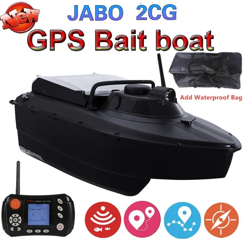 Autopilot GPS Sonar Fish Finder Remote Control Bait Boat RC 20A Battery