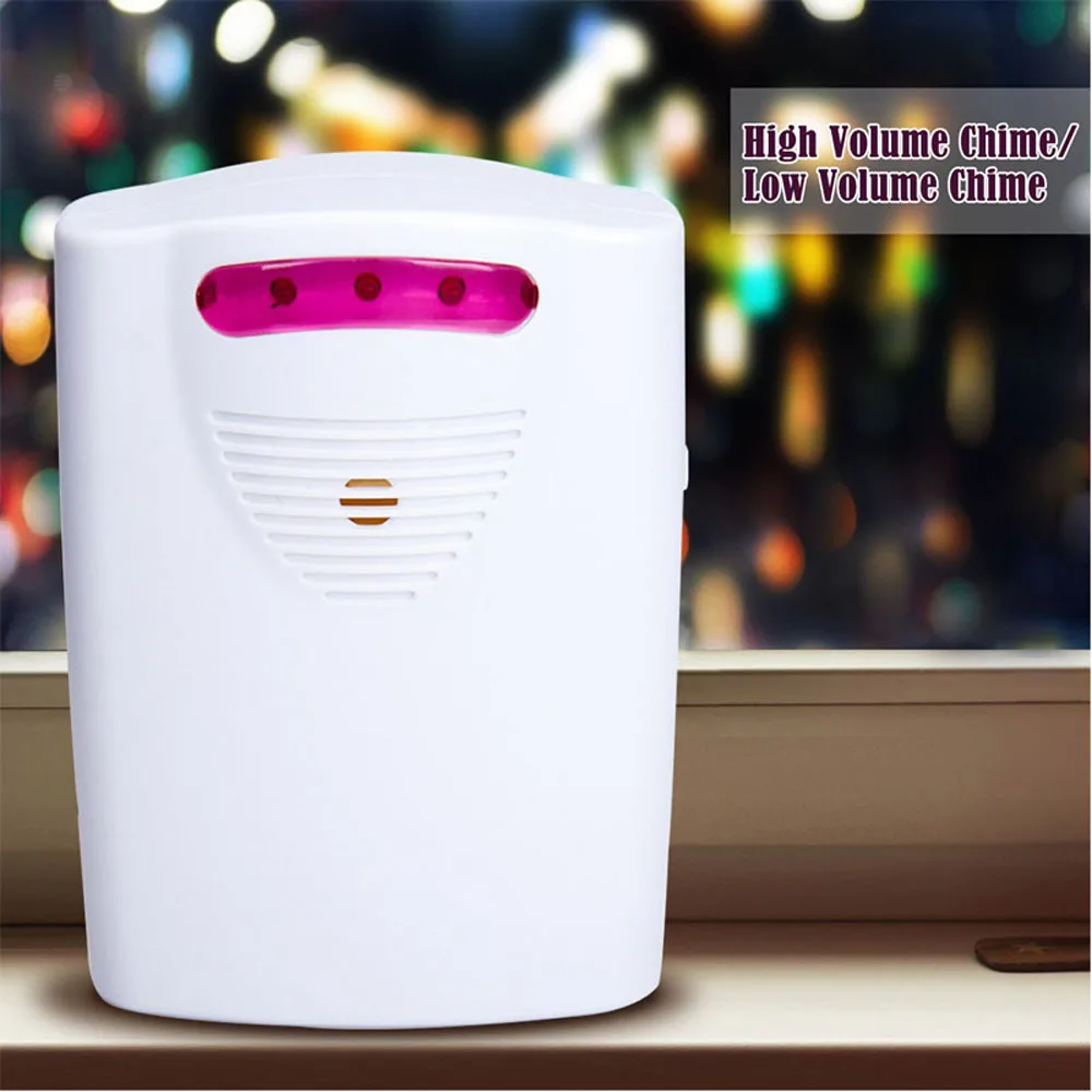 Wireless Motion Sensor Detector Door Gate Entry Bell Chime Alert Infrared Alarm Doorbell Switch Anti-thief Alarm Guest Prompt