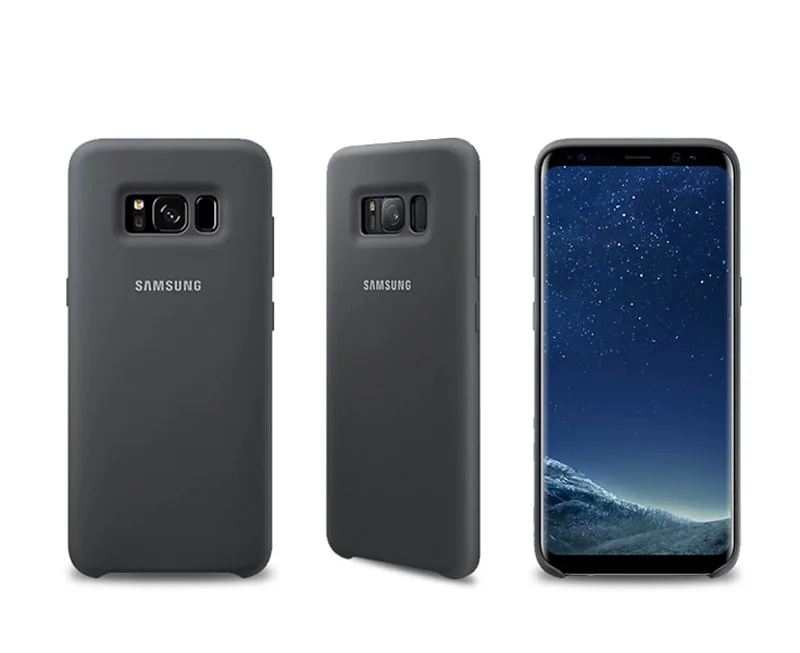 Оригинальный силиконовый чехол для SAMSUNG мобильный телефон Samsung S8 S8plus Plus + SM G