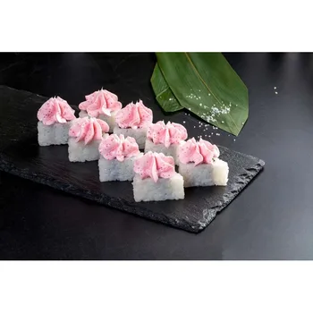 

Creamy salmon tobiko
