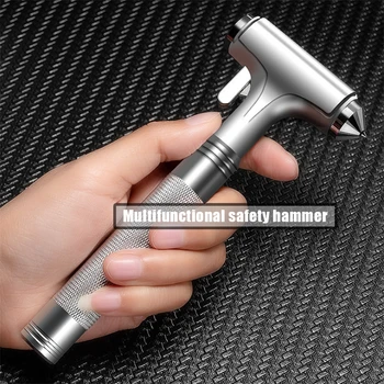 

Auto Safety Hammer Seat Belt Cutter Car Window Glass Breaker Vehicle Survival Emergency Rescue Defense Tool