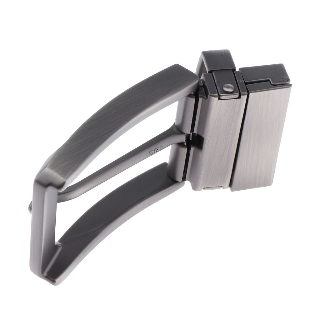 Mens Reversible Belt Buckle Replacement for 34mm Leather Strap