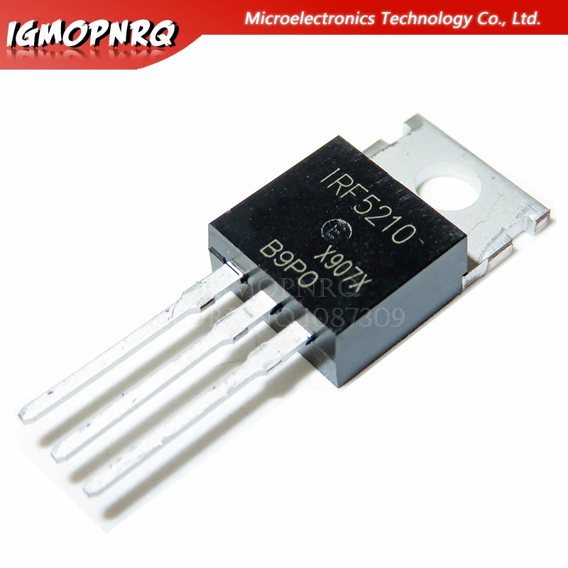 Todiys New 10Pcs for IRF5210 IRF5210PBF 100V 40A TO-220 P-Channel Power Mosfet Transistor IRF5210LPBF Todiys New 10Pcs for IRF5210 IRF5210PBF 100V 40A TO-220 P-Channel Power Mosfet Transistor IRF5210LPBF