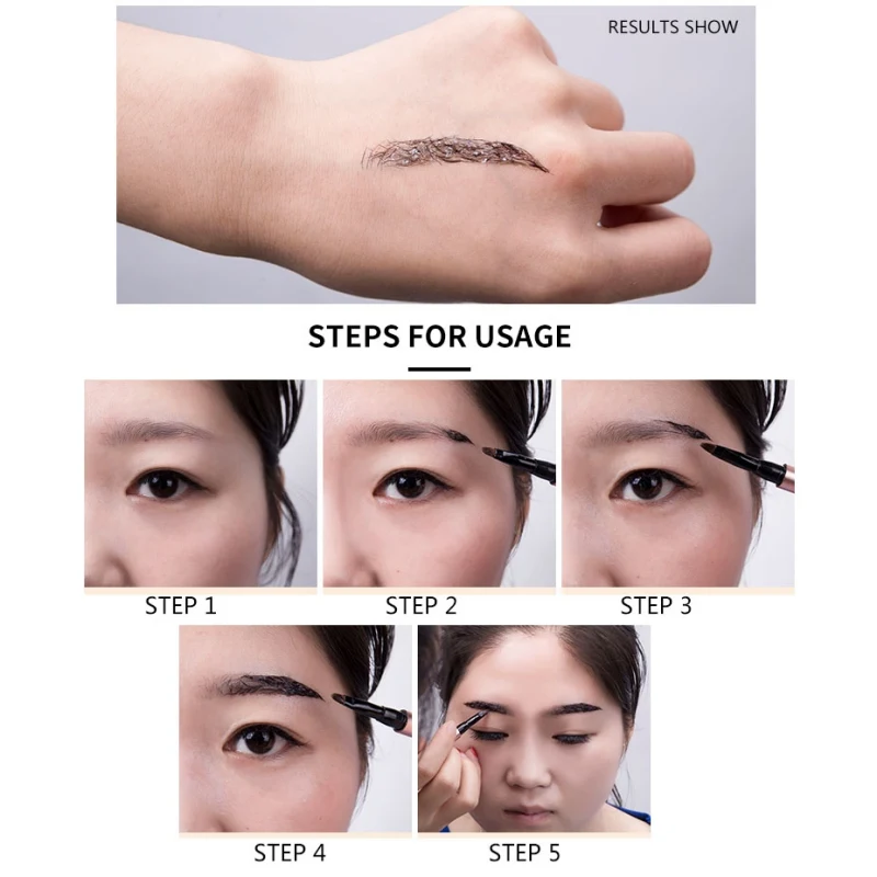 Водонепроницаемый расширитель для бровей крем долговечный расширитель для бровей волокно гель карандаш для бровей Косметика