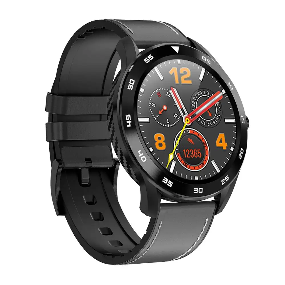 TU98 Black leather Фитнес-браслет трекер ЭКГ+ PPG Bluetooth Вызов плавание Смарт-часы для мужчин и женщин кровяное давление монитор сердечного ритма Смарт-браслет 4 - Цвет: TU98 Black leather