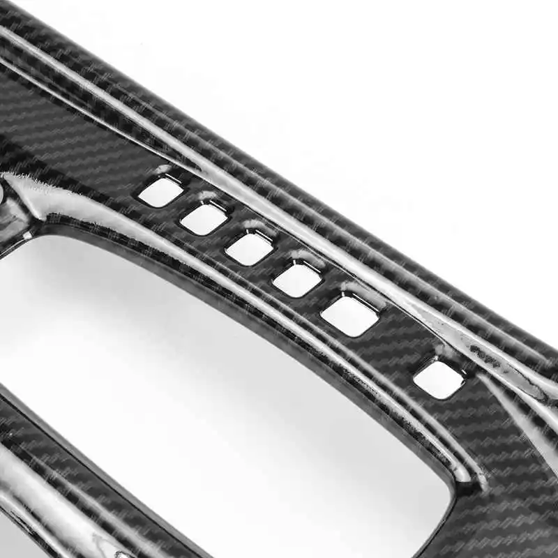 Углеродное волокно стиль коробка переключения передач панель Держатель Накладка для Honda Accord