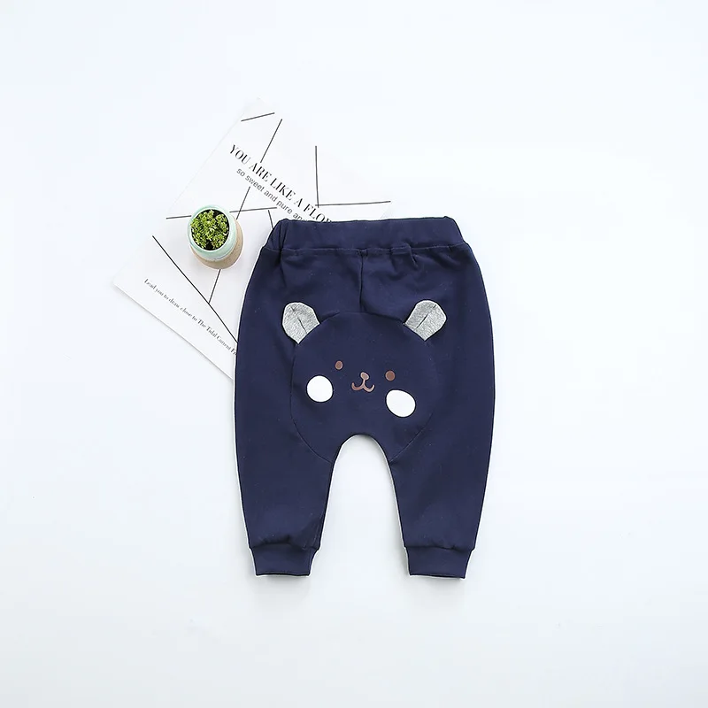 Spring Childrenswear Korean-style New Style Crawler Men And Women Trousers Knitted Small CHILDREN'S Soft Wool Pants Large P