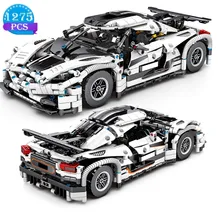 

Tecnologia Speed Racing Famous Vehicle Series White Sports Car Building Block Model Assembly Boy Child Toy Christmas Gift Ideas