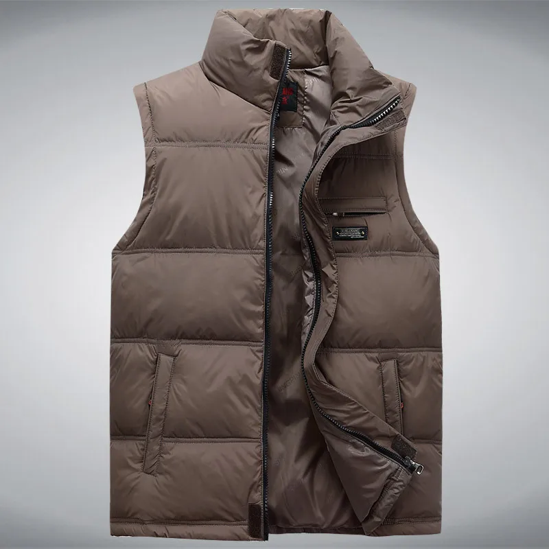 

New Arrival Brand Men Sleeveless Parka Jacket Winter Duck Down Vest Male Slim Vest Mens Warm Parka Waistcoat