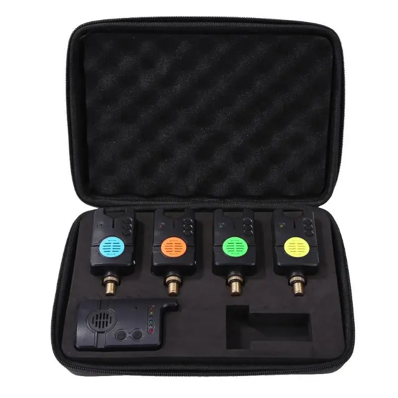 

Wireless Electronic Carp Fishing Bite Alarm Set Led Indicator Sound Alert