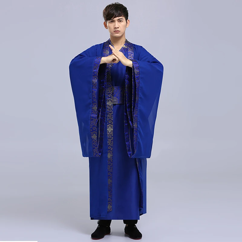 Hanfu древний костюм Dyansty, традиционная китайская одежда для мужчин и женщин, длинное платье, одежда для фестиваля, танцевальные платья - Цвет: Color 3 Suit