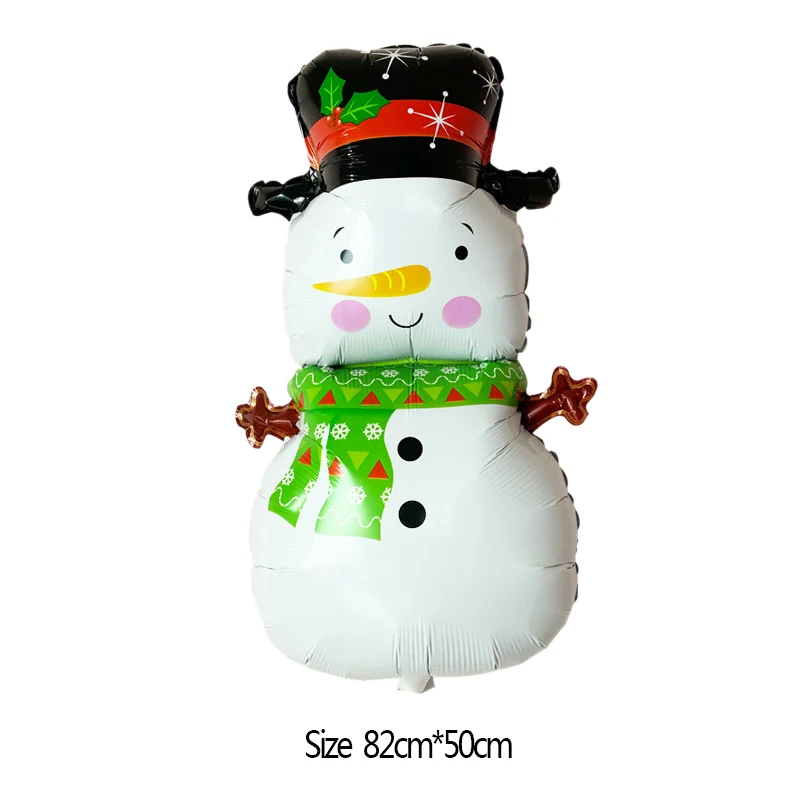 K Рождественские украшения Воздушные шары Санта-Клаус Снеговик рождественские фольги Воздушные шары украшения для рождественской вечеринки Рождественский новогодний декор - Цвет: K