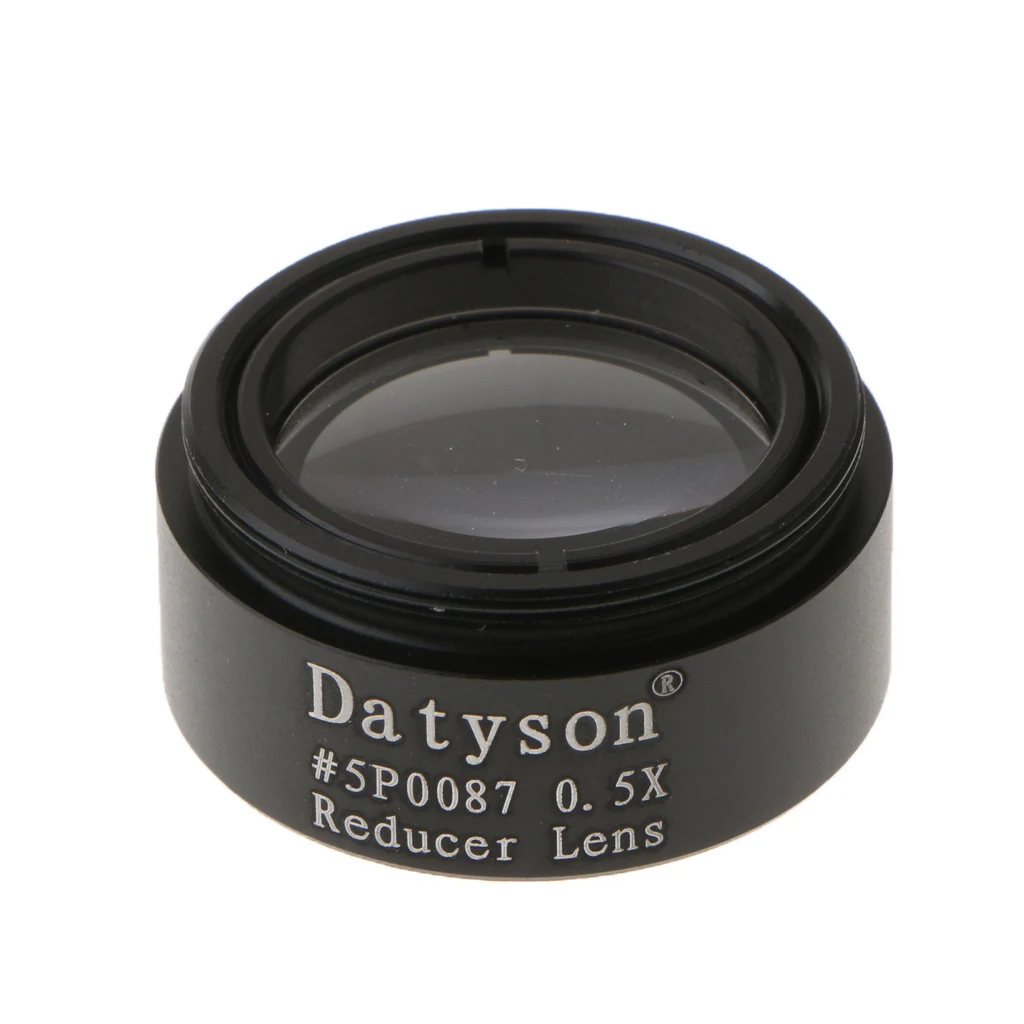 0.5x Barlow Lens 0.5X Focal Reducer Metal with M28*0.6 Thread for 1.25'' / 31.75mm Telescope Eyepiece Accessory