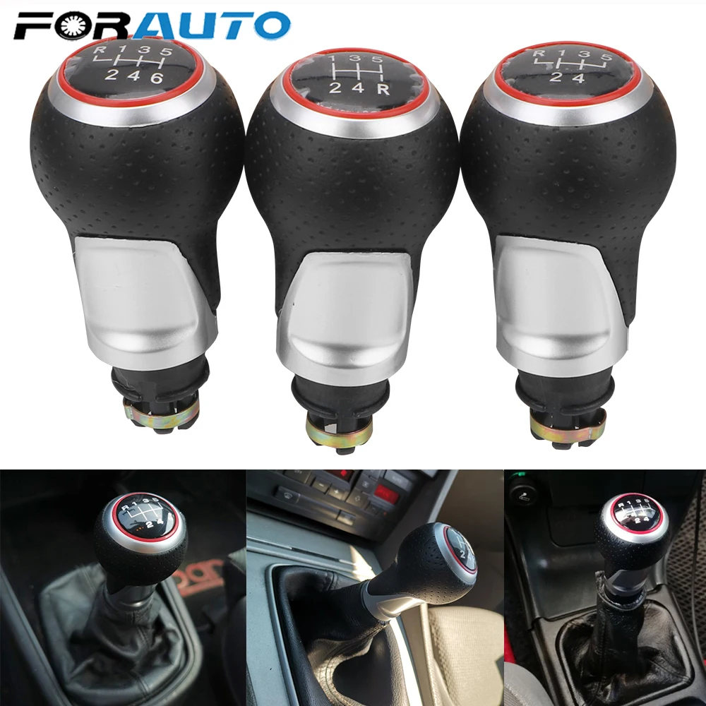12mm 5/6 Speed Lever Stick Gear Shift Knob For Audi A4 B6 B7 B8 A6 S4 8k A5 8t Q5 8r S Line