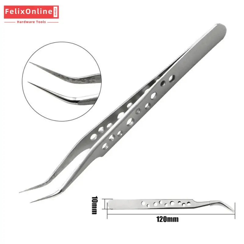 Maintenance Industrial Precision Tweezers Sandblasting