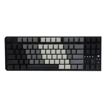 

YMDK Black Gray Gradient 87 Key Blank Keyset Thick PBT OEM Profile Keycaps For MX TKL 61 Mechanical Keyboard