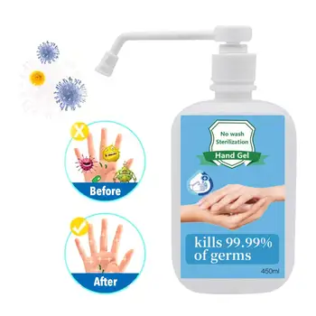 

450ML Disposable Hand Cleanser Bottle Reusable Large Capacity Disinfection Hand Cleaning Spray