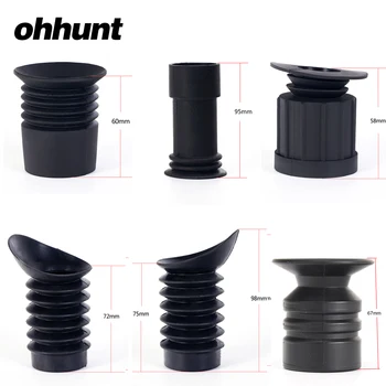 

Ohhunt Hunting Riflescope Lens Rubber Eyeshade 4 Types Tactical Optics Sight Eye Protector Cover Scalability Sight Eyeguard