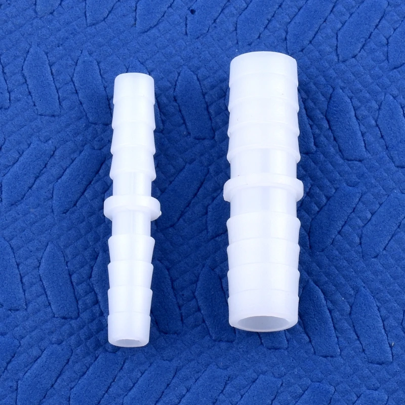 5~200pcs 4~14mm Food Grade Plastic Equal Dia Direct Connectors Aquarium Fish Tank Air Pump Hose Pagoda Joint Water Pipe Fittings — view 2