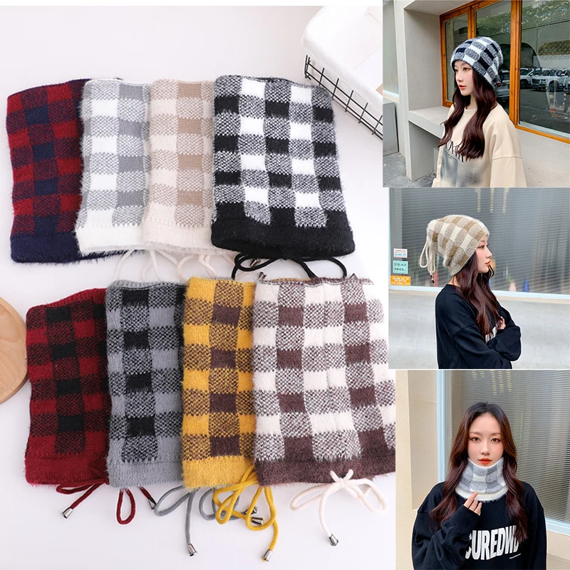 Visrover ο ٱ  Snood  Lic ܿ Skully  üũ  м   BeaniesFashion ī  