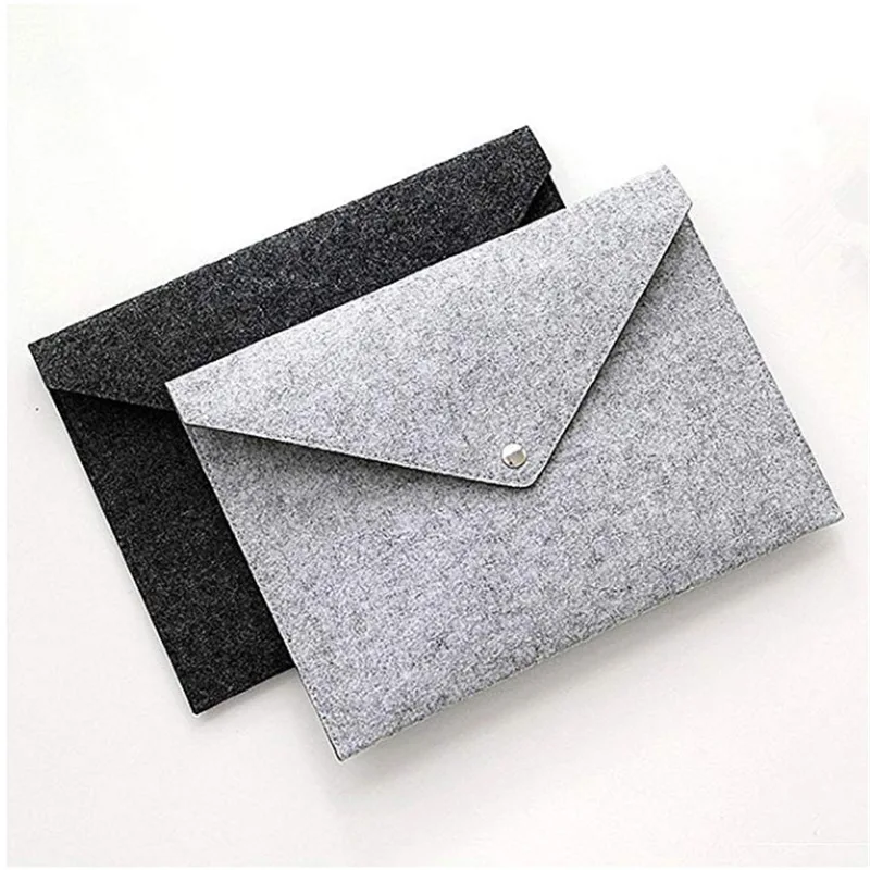 

Manufacturers Customizable A4 Office File Holder Environmentally Friendly Material Felt Portfolio File Bag Office Information St