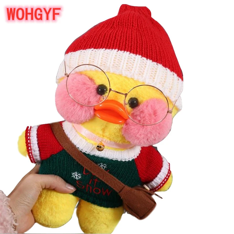 Lalafanfan ぬいぐるみ 30cm 韓国風 ヒアルロン酸 小さな黄色いアヒル 女の子への誕生日プレゼント Aliexpress Toys Hobbies