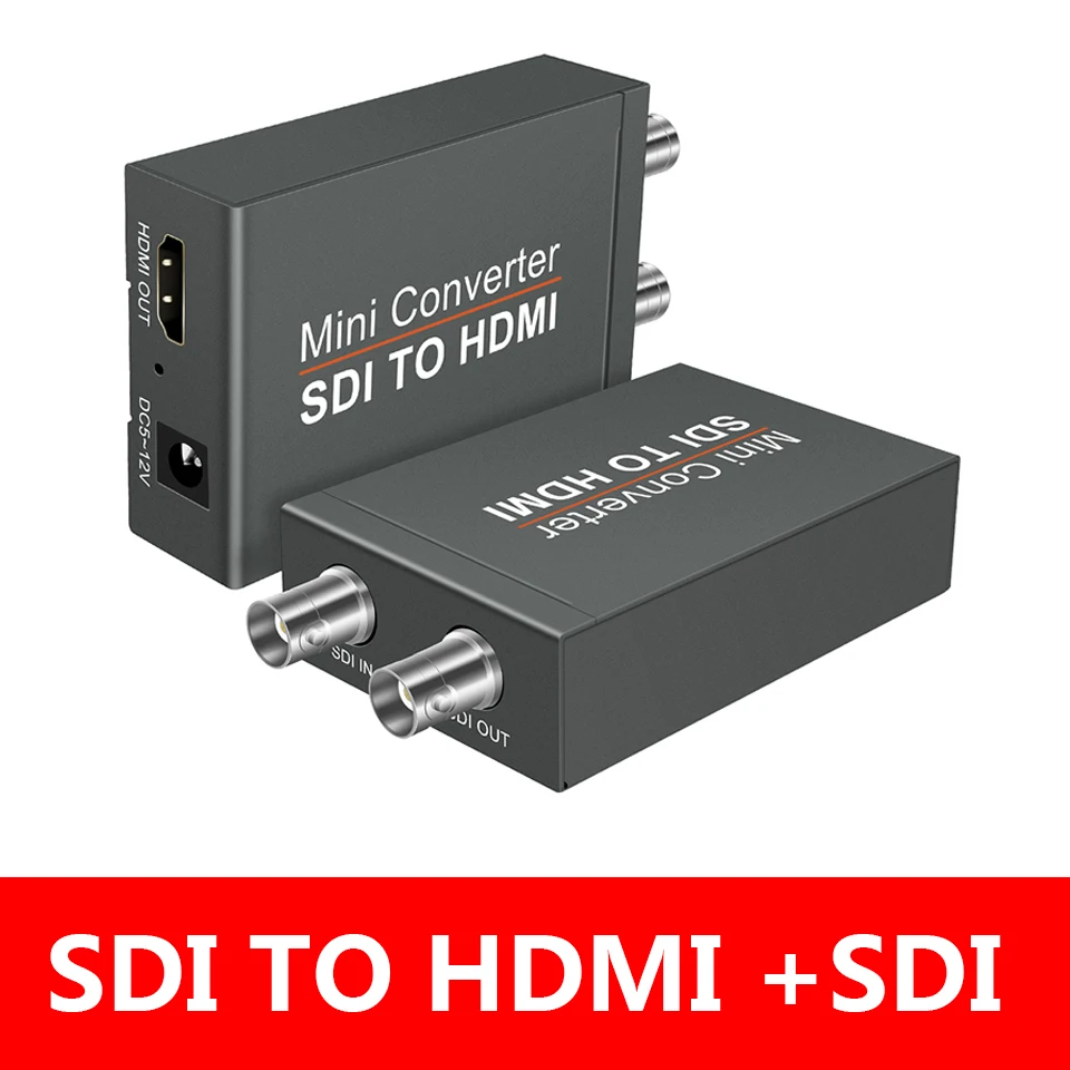 SDI To HDMI With USB Power 3G HD SD-SDI Video Mini Converter Adapter Audio For Camera Auto Format |