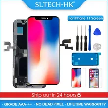 Pantalla LCD AAA ++ para iPhone 11, repuesto de pantalla táctil 3D para iPhone 11 Pro Max, montaje de pantalla OLED, tono verdadero, sin píxeles muertos