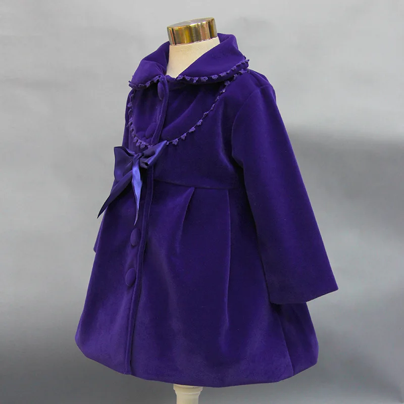 Girls Winter Dress Turtleneck Cotton Dress Teenager Girls Clothing Long Sleeve Autumn Fall Clothes Elegant Pleated Dress