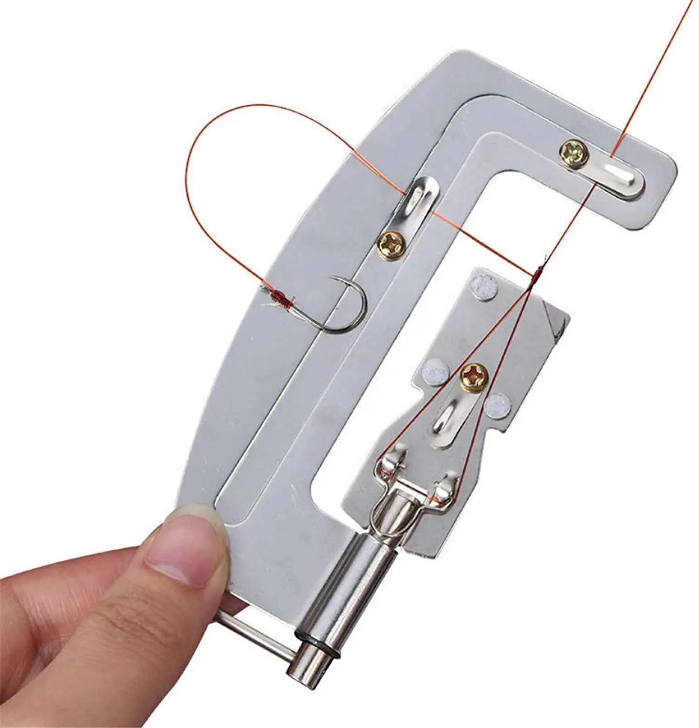 Fishing Quick Knot Tying Tool Semi Automatic Fishing Hooks Line Tier