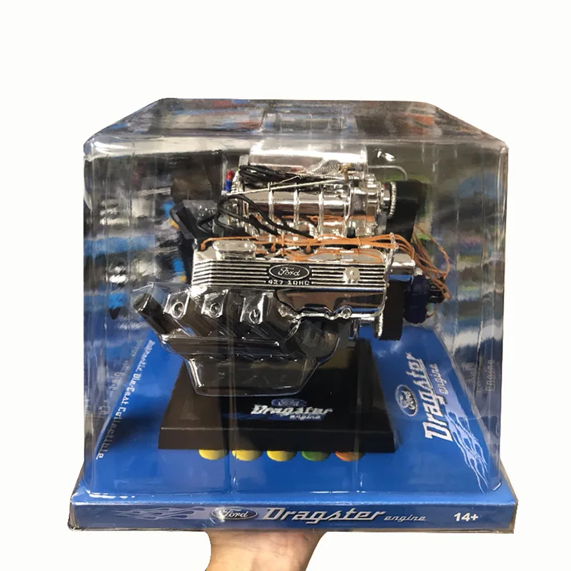 Модель двигателя 1:6, американская классика, FORD Dragster, подвижный повторный ограниченный подарок