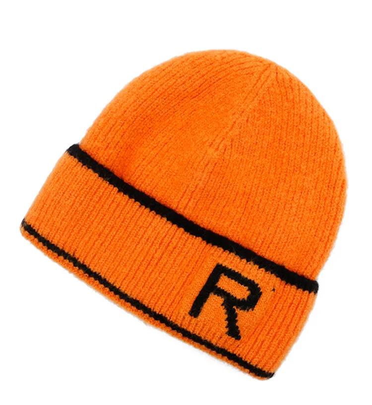 Модные мужские шапки Skullies зимние трикотажные изделия шапки для женщин простые теплые мужские береты-кепки утепленная шапка-маска
