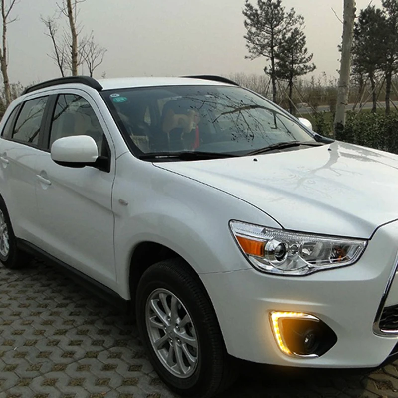 Передний светодиод DRL для Mitsubishi RVR ASX Outlander Sport 2013 2014 2015 ходовой светильник s дневной
