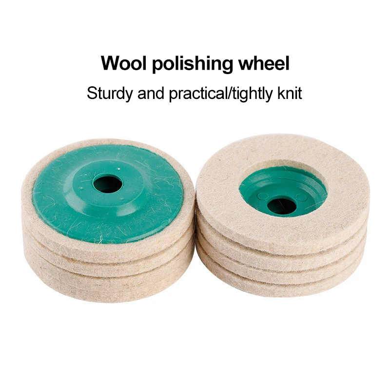 1PC 115mm Wool Polishing Wheel Buffing Pads Angle Grinder Felt Disc For Metal Marble Glass Ceramics | Инструменты