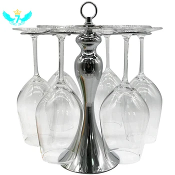 

Wine rack rack shelf Wine Cup Iron Goblet European Cup Holder Wine Cup Rack Hanging Upside Down TOB