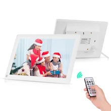 Andoer 10,1 дюйма ультратонкий ips lcd Цифровая фоторамка Настольный альбом 1280*800 поддерживает фото/музыку/видео/часы(6 режимов