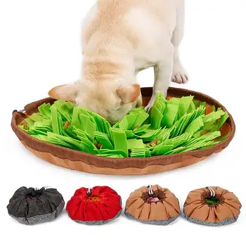 

Dog Sniffing Training Olfactory Mat Pad Food Slow Feeding Release Stress Pet Blanket Toy