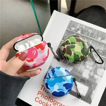 

Camouflage Pattern For Huawei Freebuds 3 Headphone Protection Cover For freebuds three Earphone Cases Fashion IMD Silocone Capa