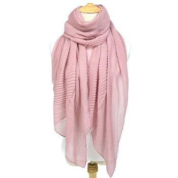 

Soft Daily Drape Design Work Beach Fashion Travel Breathable Long Solid Cotton Linen Women Scarf Party Head Wrap