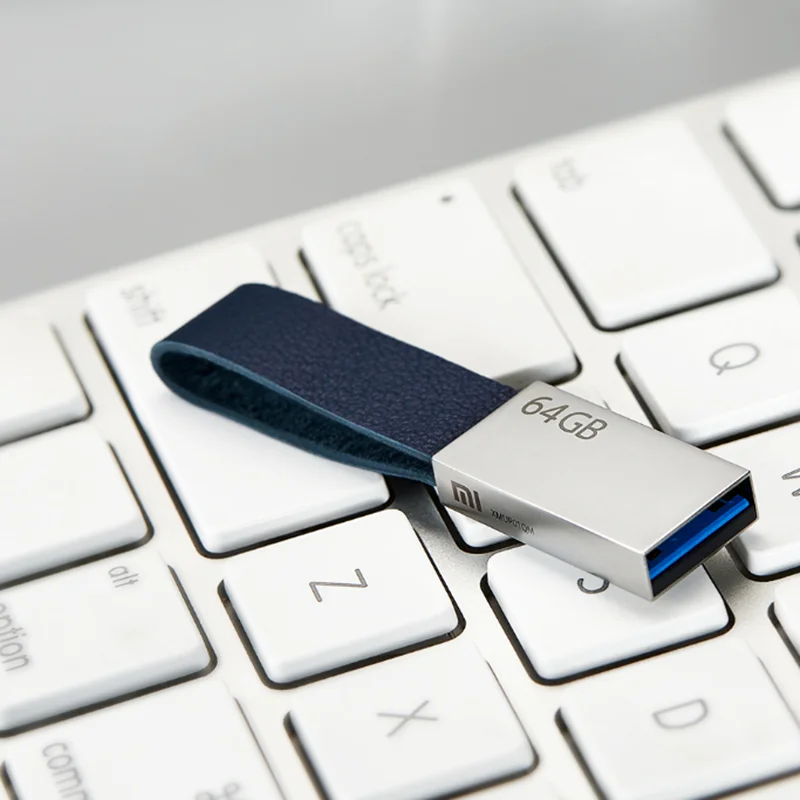 Xiaomi Mijia U диск 64 Гб USB 3,0 Высокоскоростная передача металлический корпус Компактный размер переносной ремешок дизайн