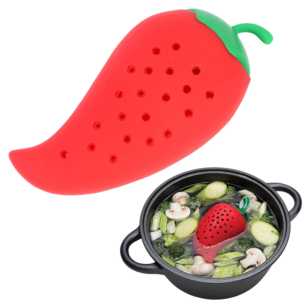 HILIFE сито для приправ кухонная утварь силиконовая приправа Сумка креативная Chilli Форма чайный лист фильтр инструменты