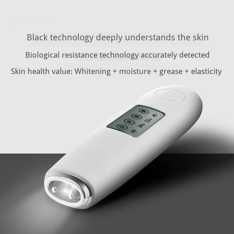 Smart Water And Oil Skin Analyzer With LCD Screen Skin Moisture Whiteness Tester Skin Care Tools 5