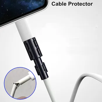 

Date Cable protector For Apple iPhone7 8 11 XS Charging Cable Protection Head Anti-breaking Mobile Phone Cable Protoctive Cover