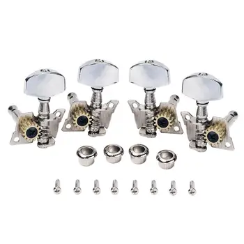 

4Pcs 2R+2L Guitar Ukulele Tuning Pegs Button Strings Tuner Heads Accessories Tuning Pegs Button Strings Tuner Heads Accessories